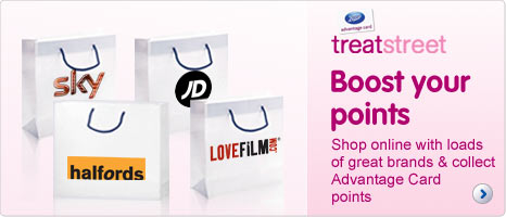 Treat Street - Boost your Advantage Card points